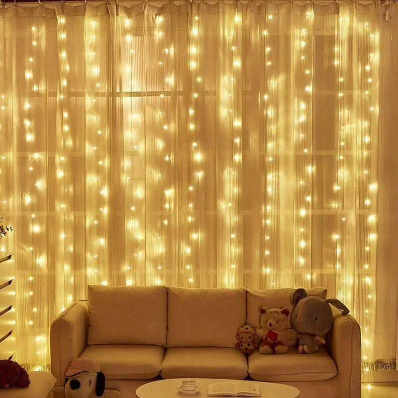 LED Curtain Lights with Remote Control – Versatile Home & Event Decor