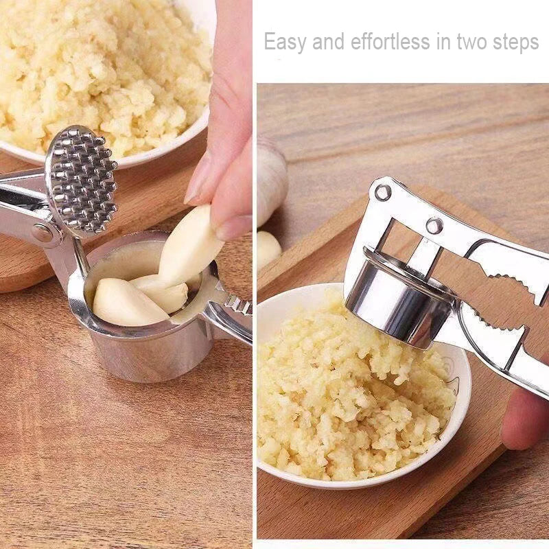 Stainless Steel Garlic & Ginger Press