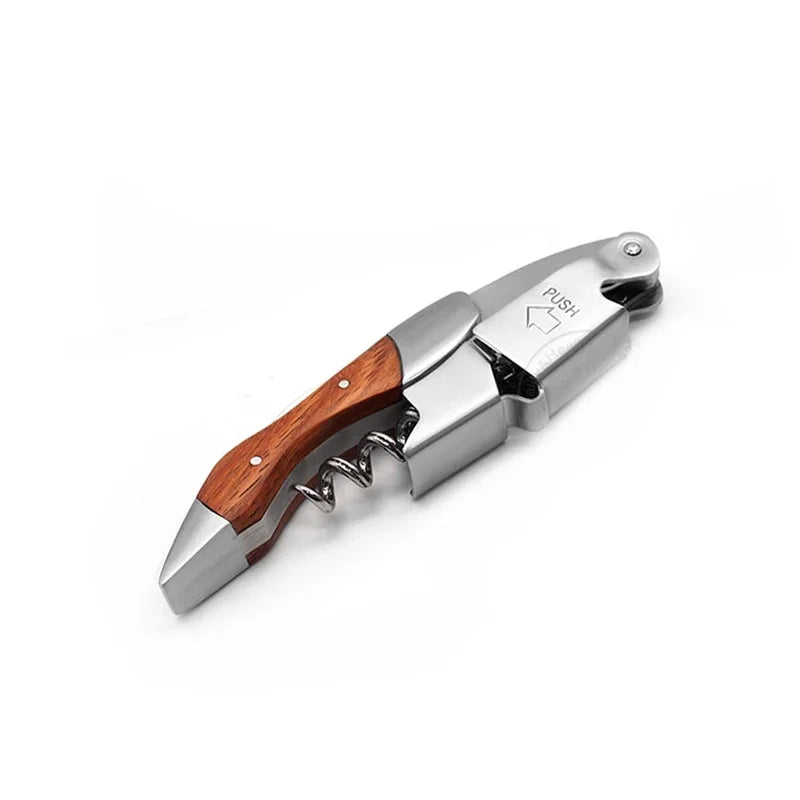 Wood Handle Corkscrew Wine Opener Gift Set