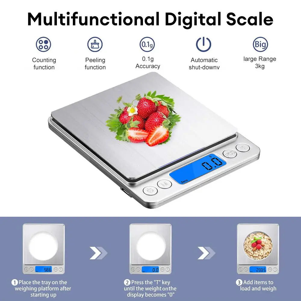 Digital Kitchen & Jewelry Scale