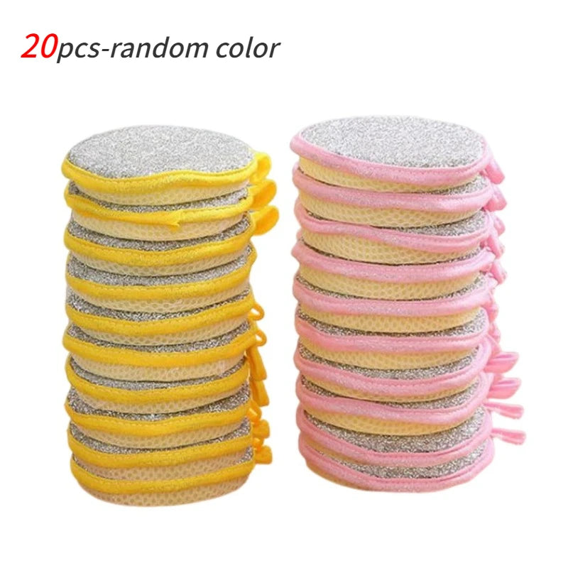 Reusable Double-Sided Dishwashing Sponges