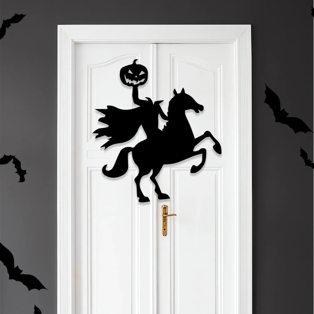 Halloween Felt Wall & Door Stickers – Skeletons, Pumpkins & Ghosts