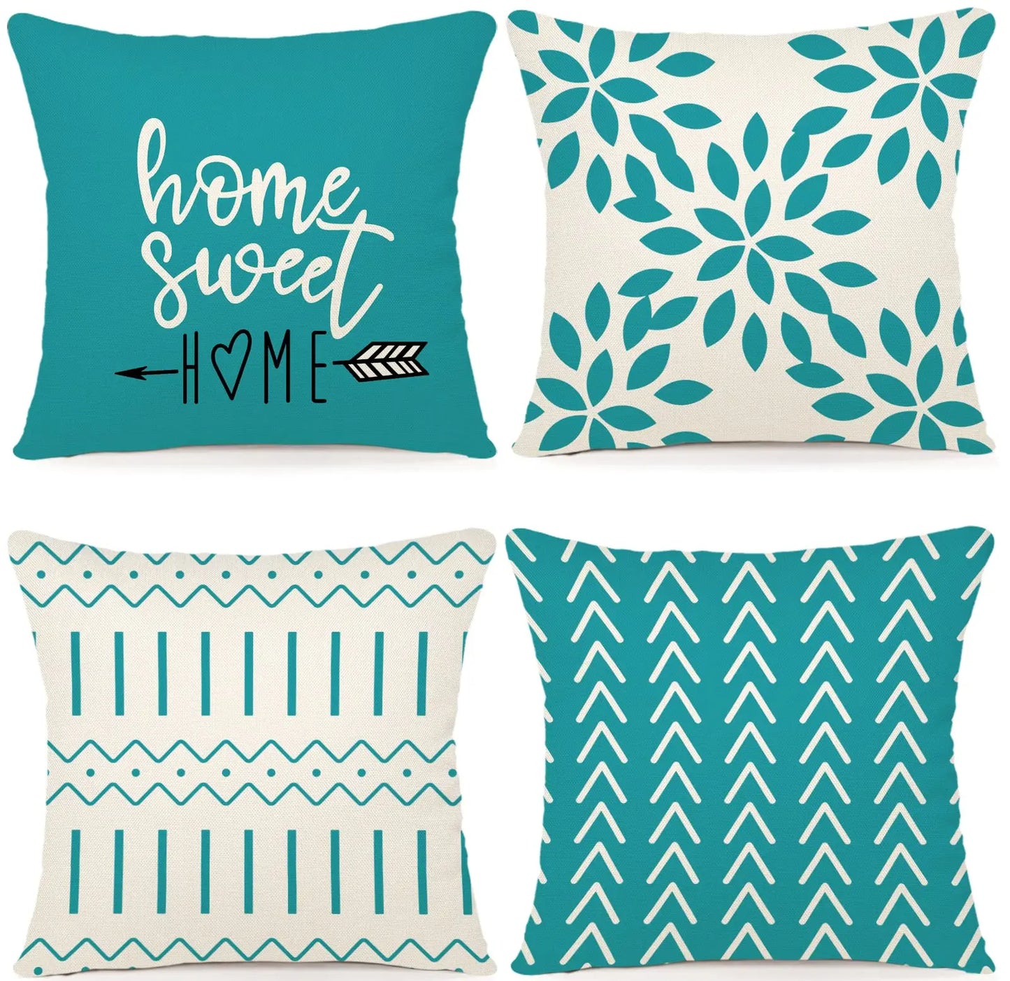 Set of 4 Pillow Covers (18x18in)