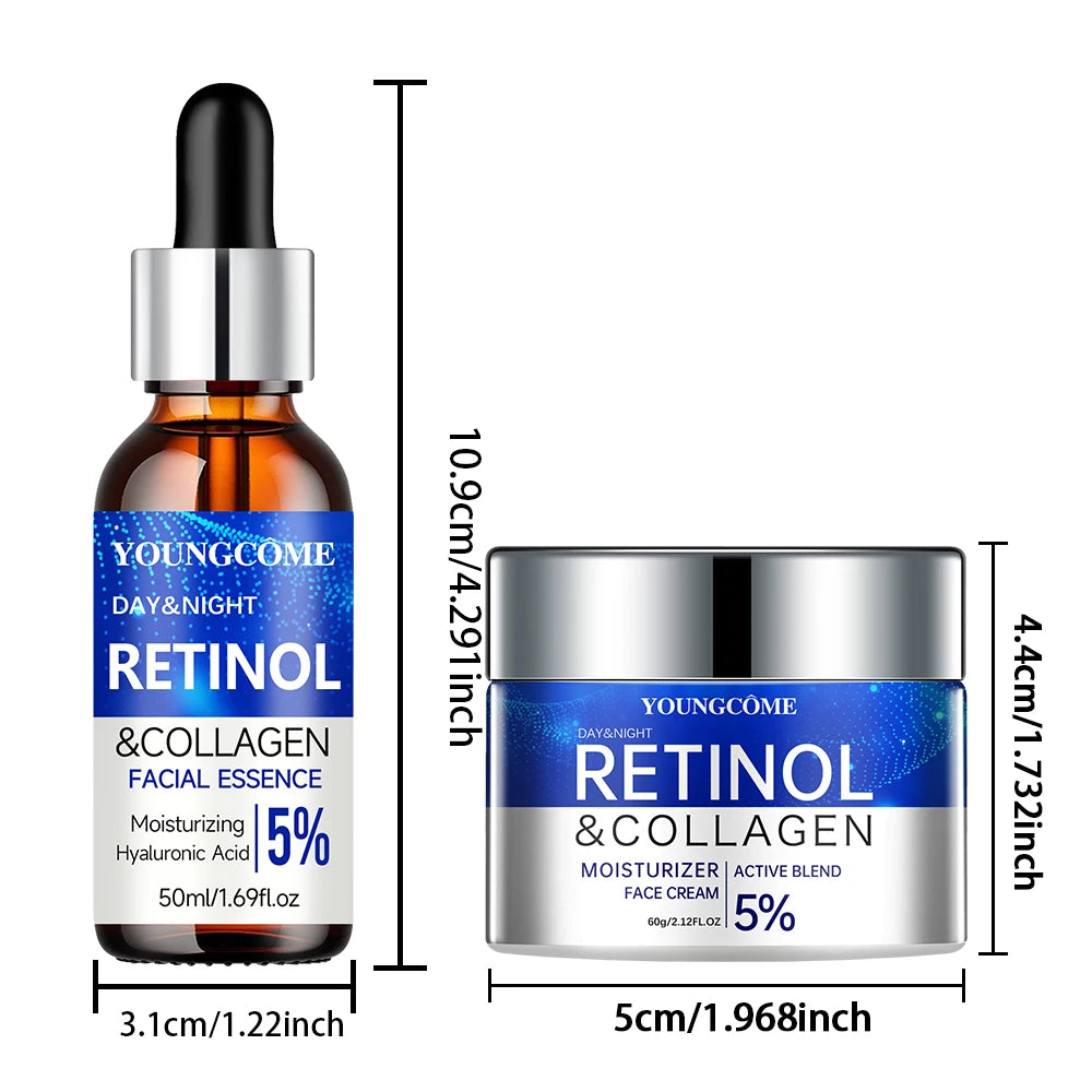 Retinol Cream Serum Combo