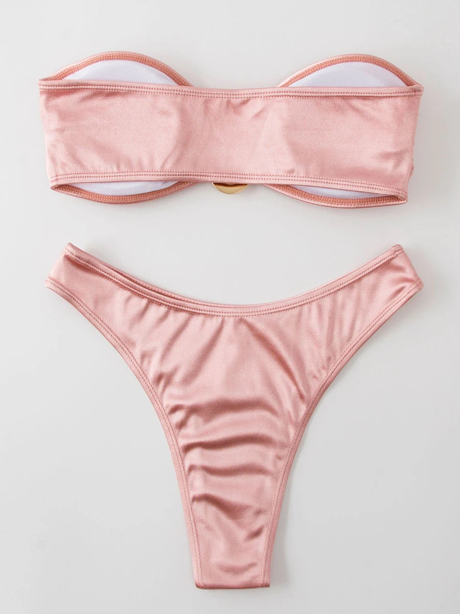Bandeau Bikini Swimsuit