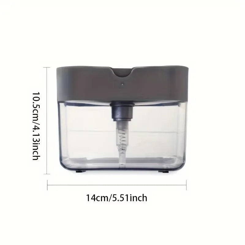 Kitchen Soap Dispenser with Sponge Caddy