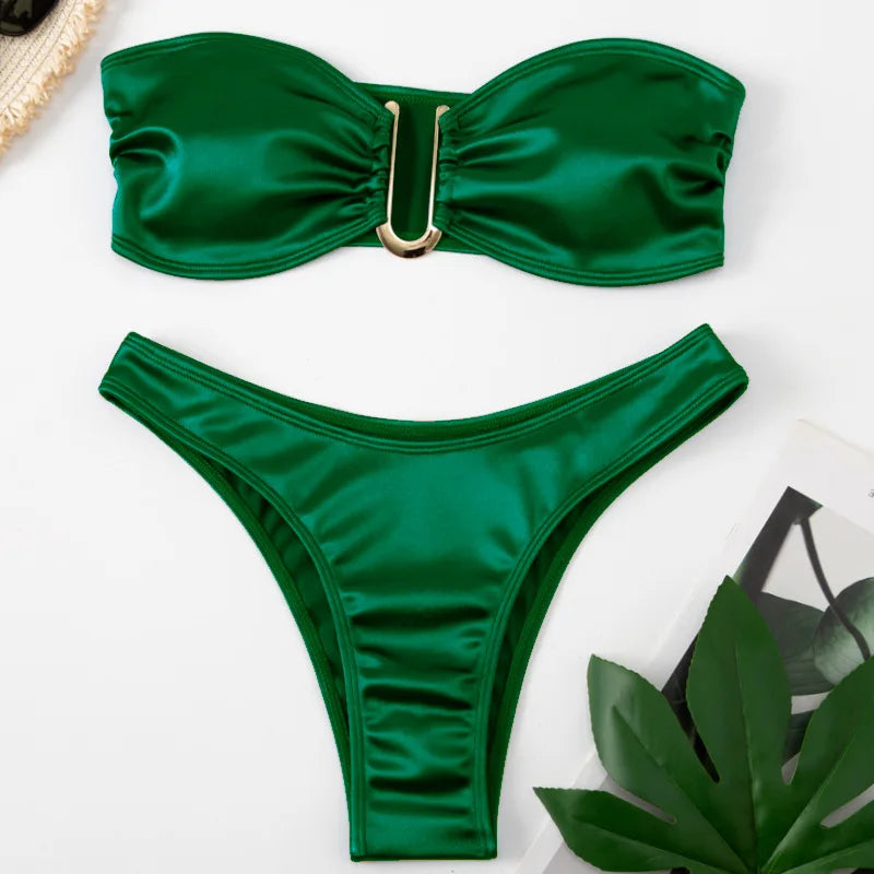 Bandeau Bikini Swimsuit