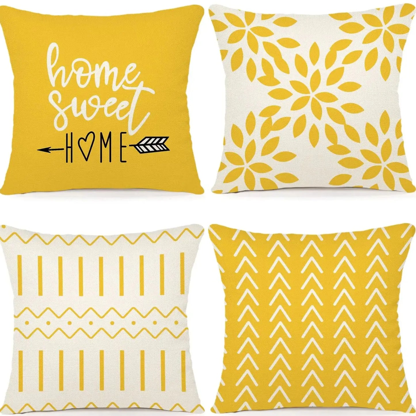 Set of 4 Pillow Covers (18x18in)