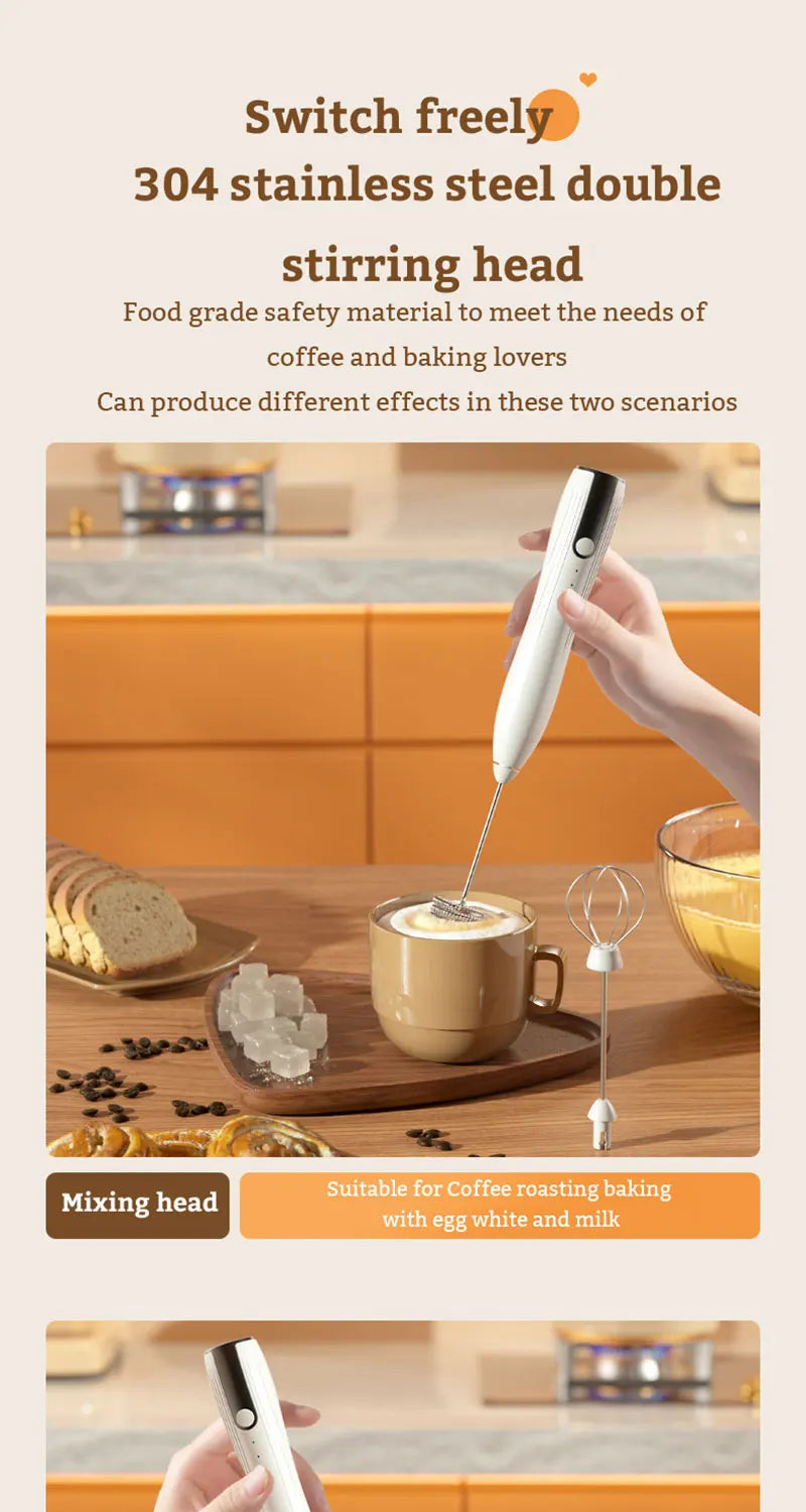 Handheld Electric Milk Frother