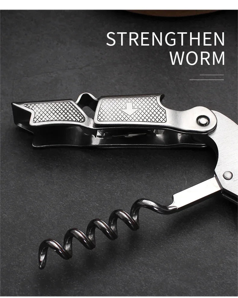 Wood Handle Corkscrew Wine Opener Gift Set