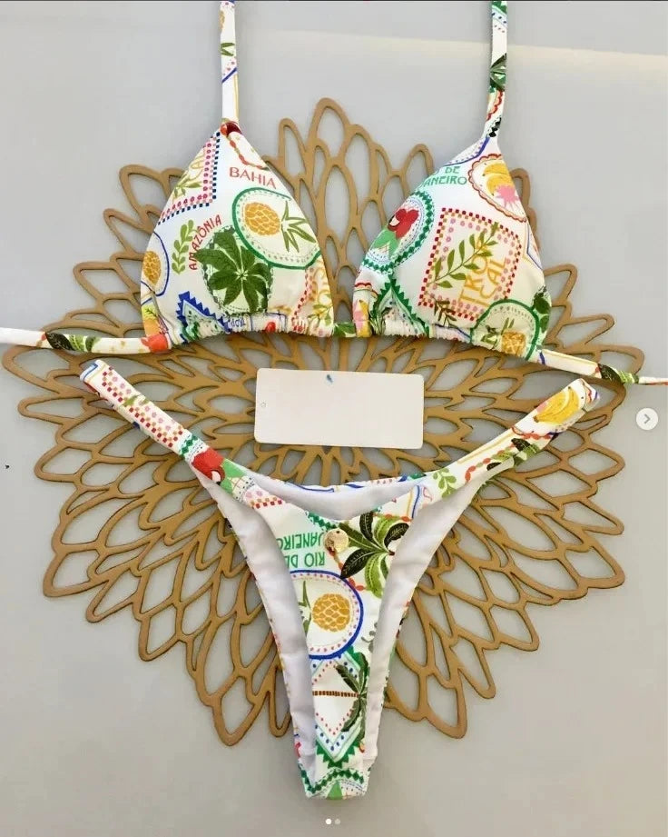 Summer Print Sexy Bikini