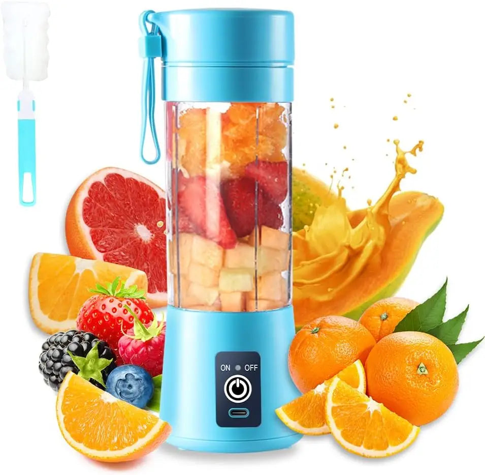 380ml Portable Electric Juicer Blender – Compact & Rechargeable
