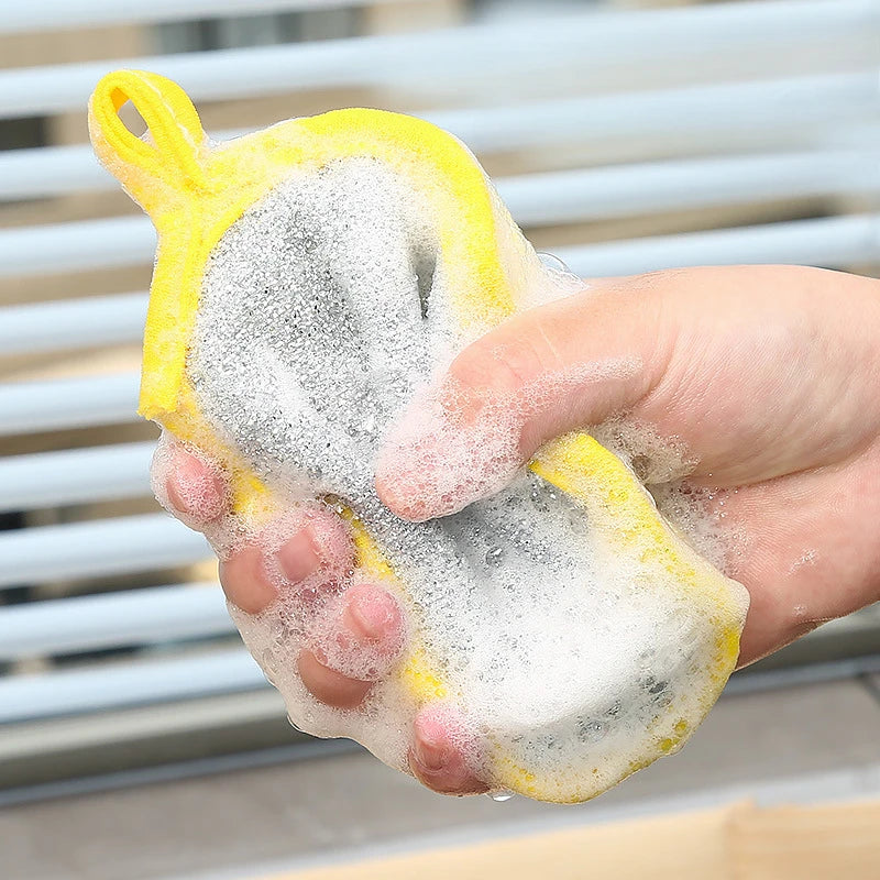 Reusable Double-Sided Dishwashing Sponges