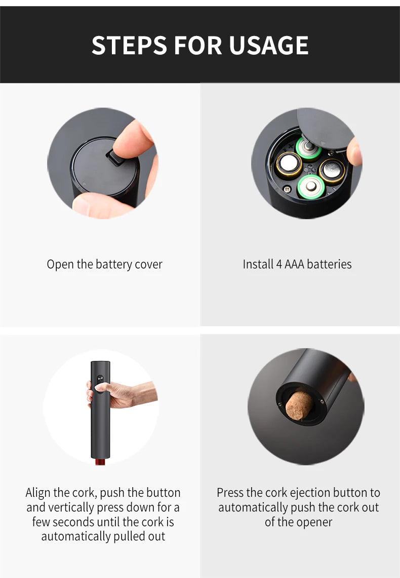 Electric Wine Opener Set