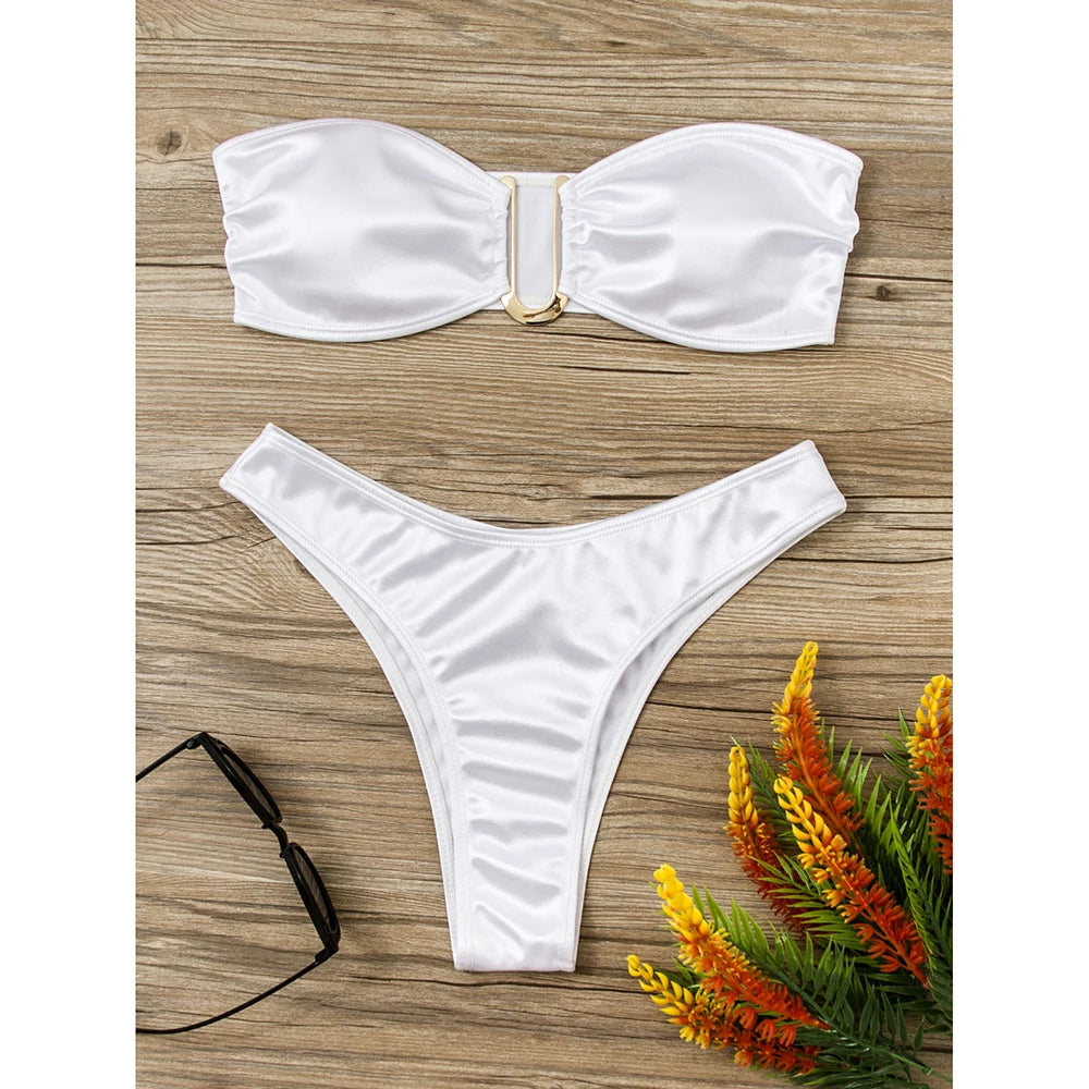 Bandeau Bikini Swimsuit