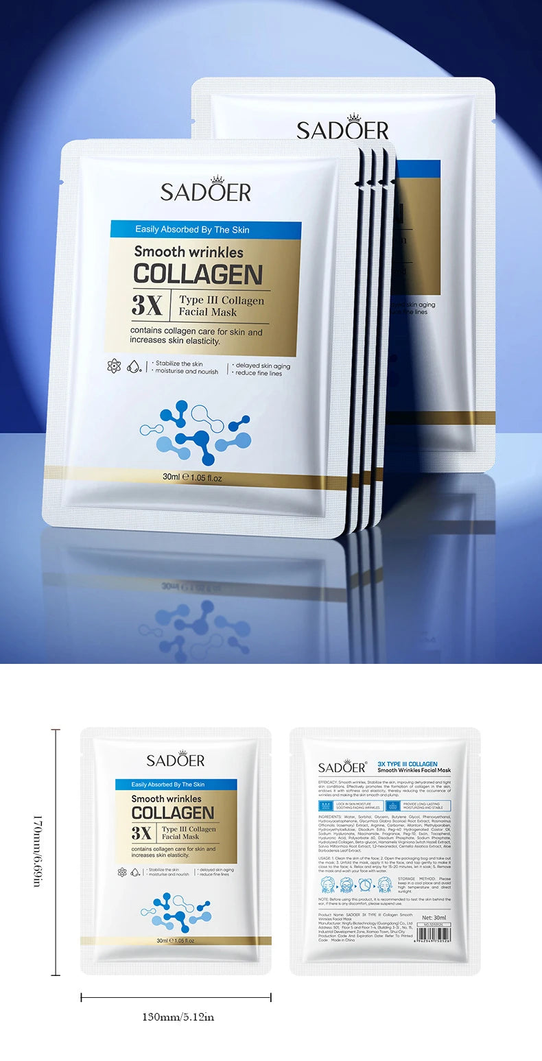 SADOER Collagen Face Masks