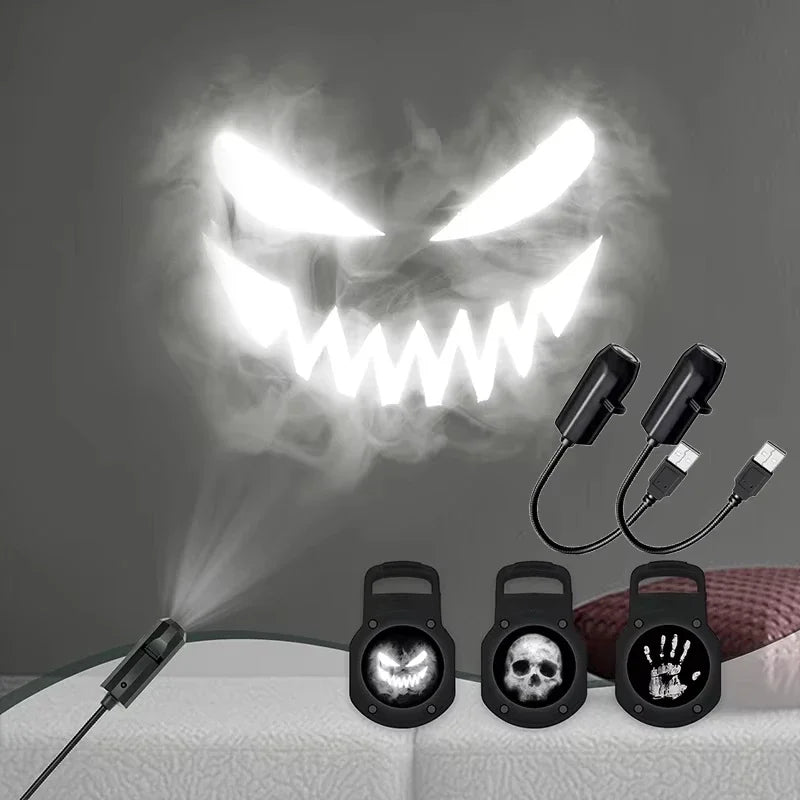 USB Projection Lamp – Halloween & Holiday Ambient Light