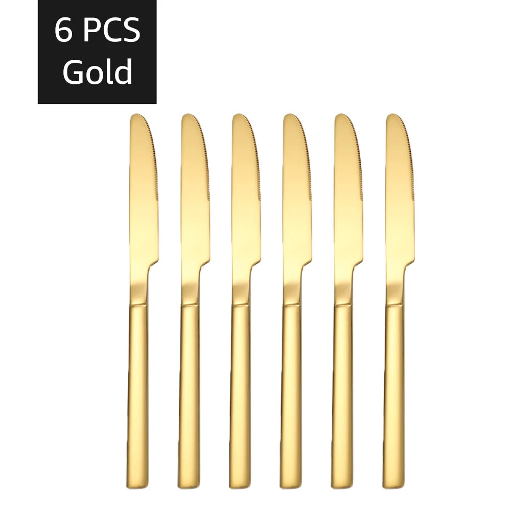 30-Piece Gold Tableware Set