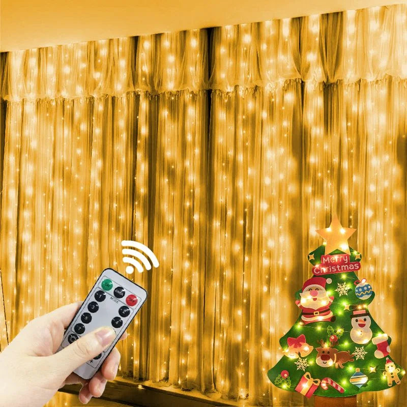 LED Curtain Lights with Remote Control – Versatile Home & Event Decor