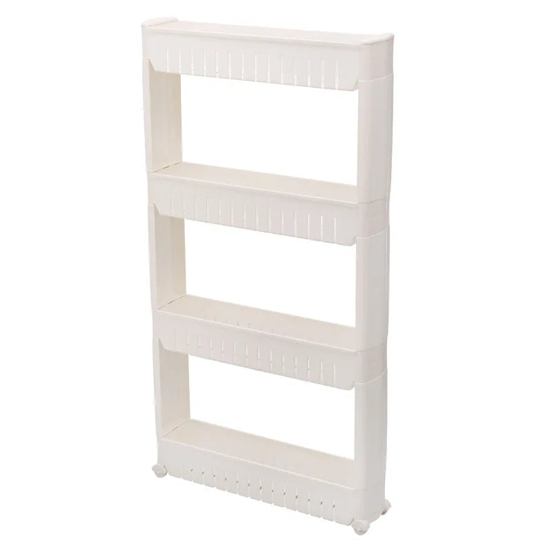 Multi-Layer Movable Storage Rack – Sleek & Space-Saving Organizer