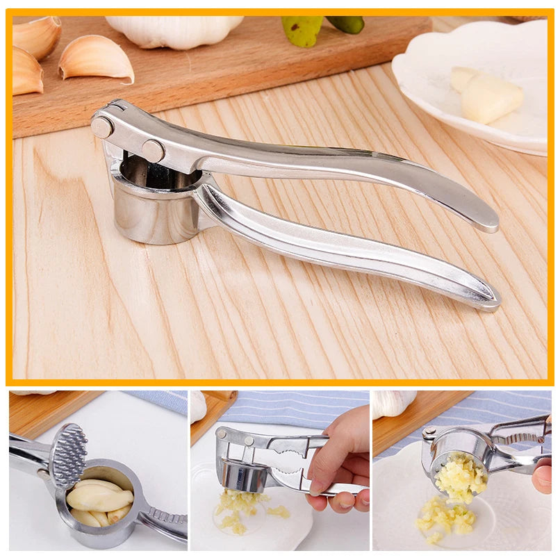 Stainless Steel Garlic & Ginger Press