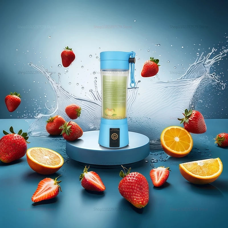380ml Portable Electric Juicer Blender – Compact & Rechargeable