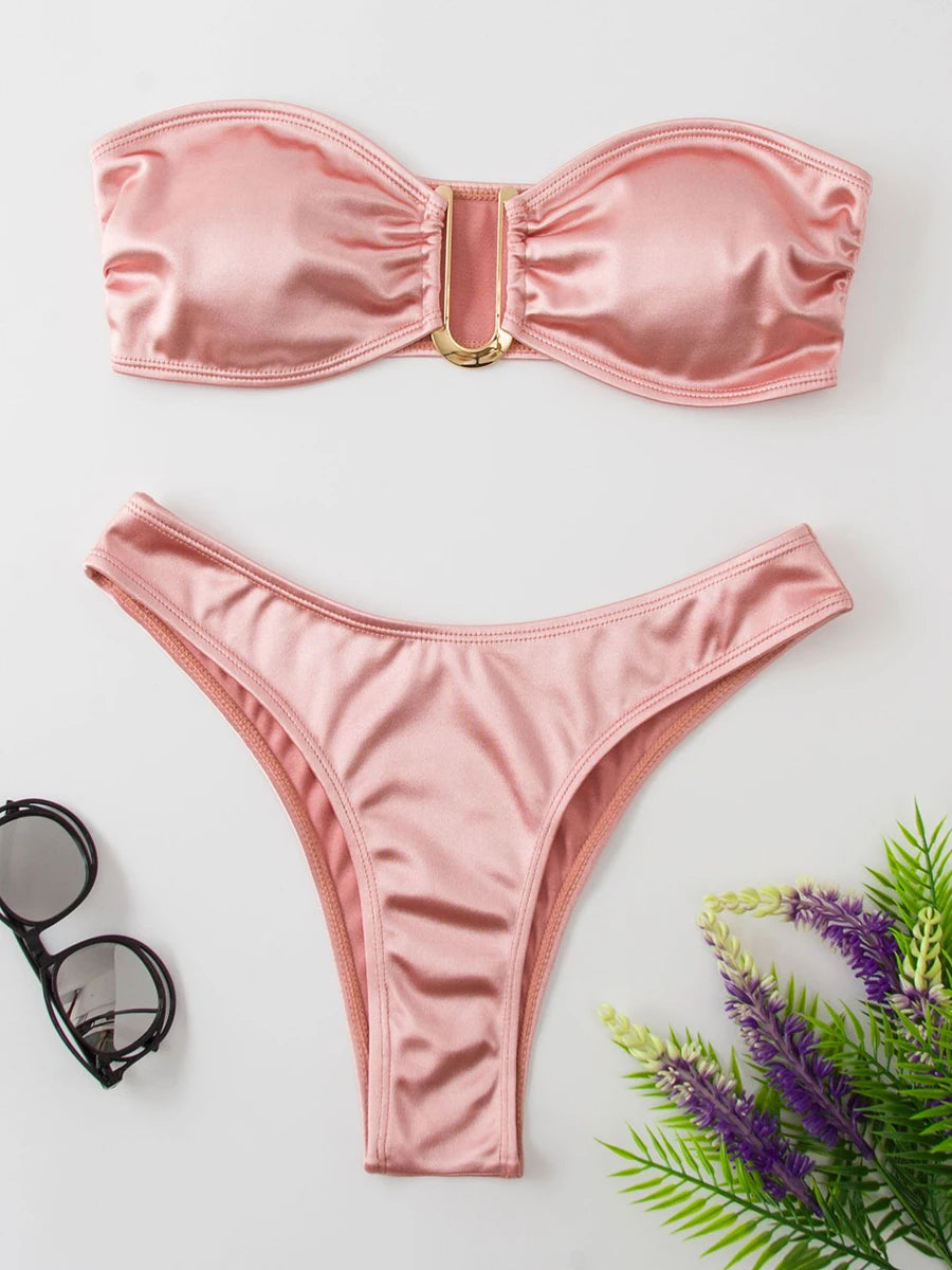 Bandeau Bikini Swimsuit