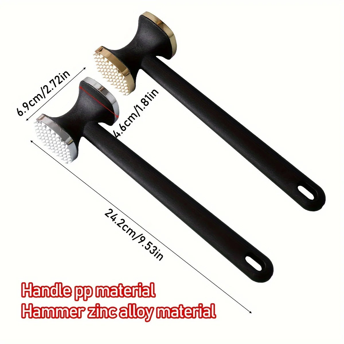 Heavy Duty Kitchen Meat Tenderizer Hammer