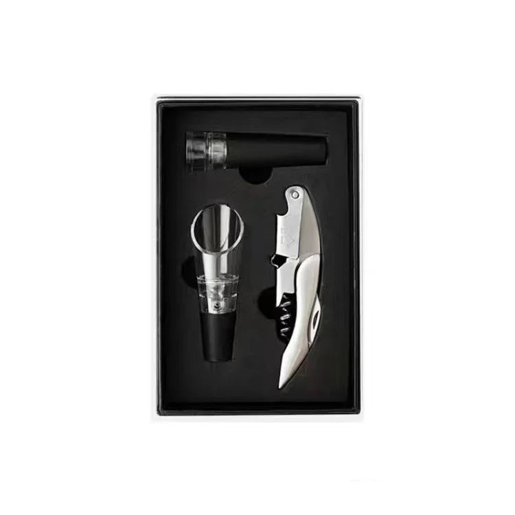Wood Handle Corkscrew Wine Opener Gift Set