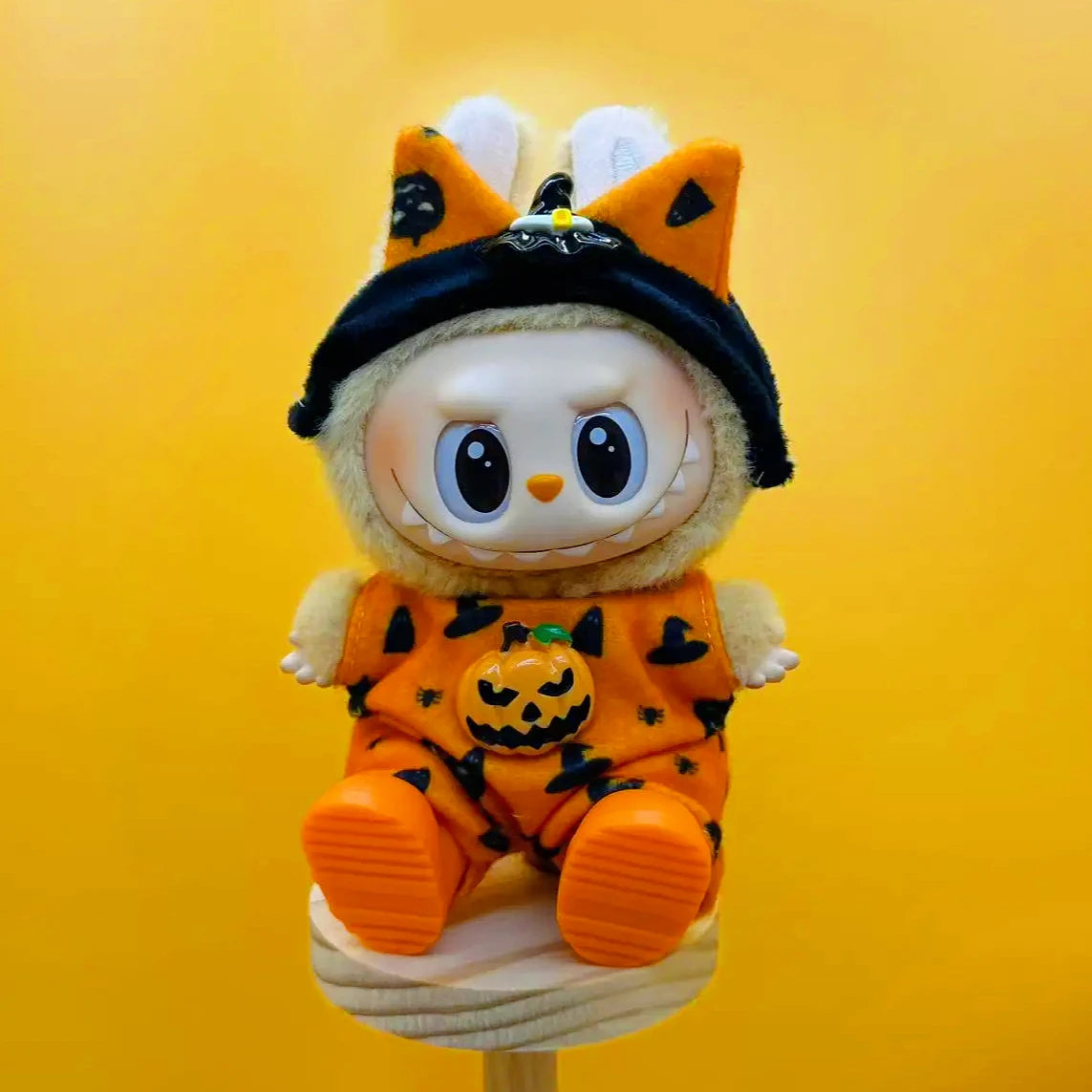Labubu 3.0 Pumpkin Doll Clothes – Halloween Outfit for 15/17cm Dolls