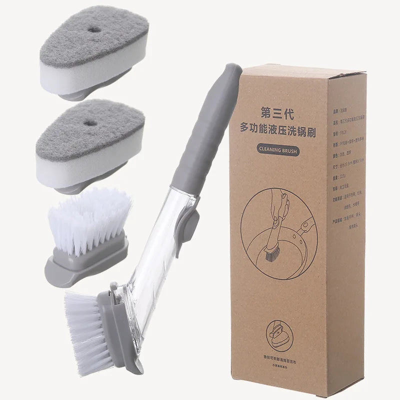 WIKHOSTAR 2-in-1 Kitchen Cleaning Brush