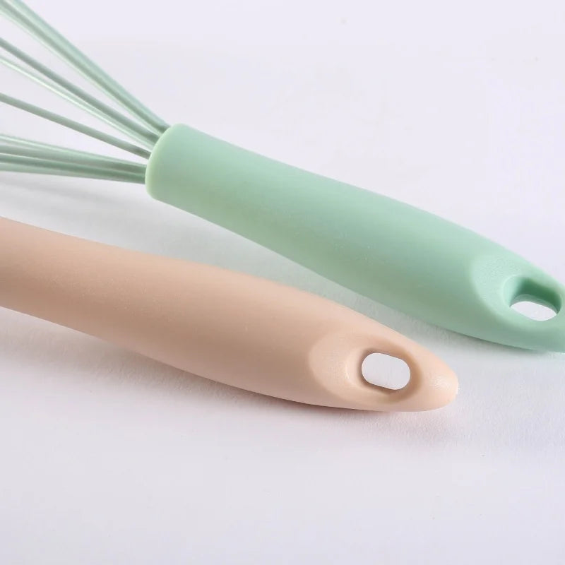 Manual Egg Beater – High-Quality Silicone & Stainless Steel