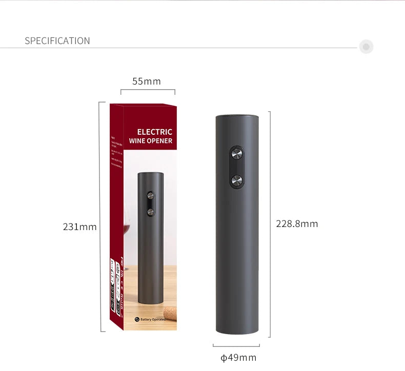 Electric Wine Opener Set