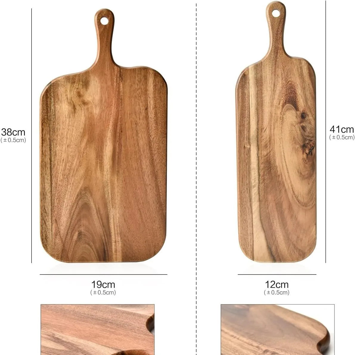 Wooden Cutting Board with Handle