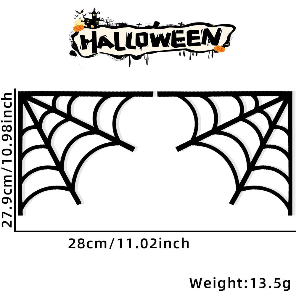 Halloween Door Frame Decoration – Bats, Pumpkins & Spider Webs