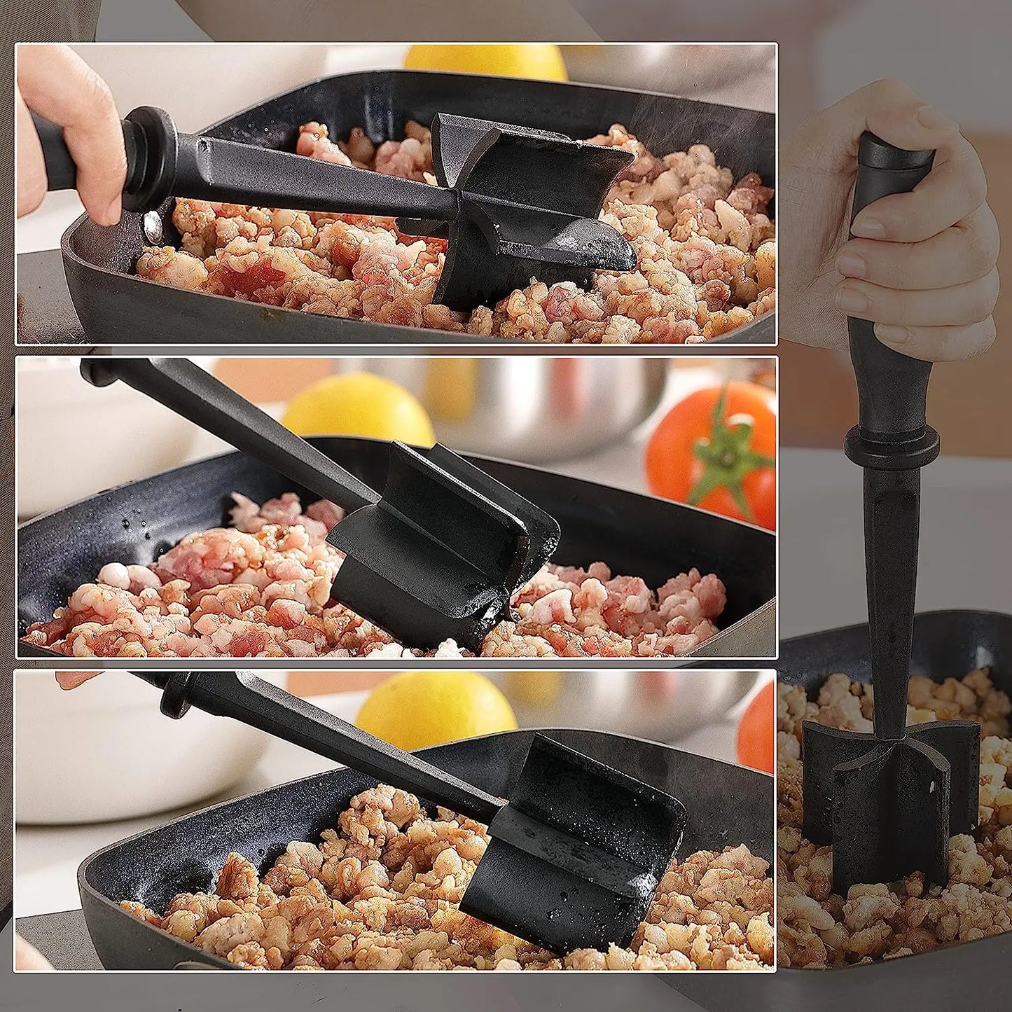 Professional Meat & Potato Chopper – Multifunctional Kitchen Tool