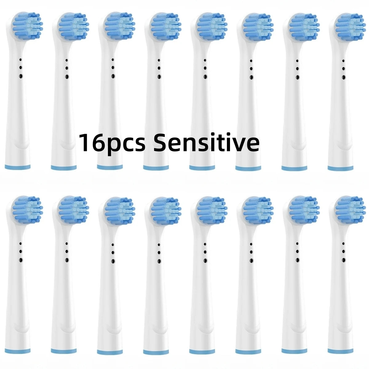 16/20PCS Brush Head nozzles for Oral B Electric Toothbrush Replacement Head Refill Sensitive Floss Cross Action (Not for iO)