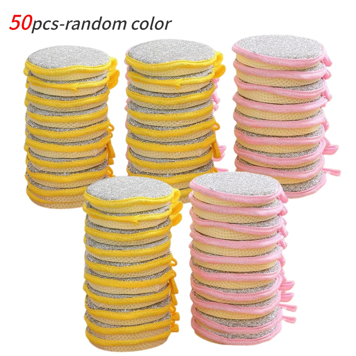 Reusable Double-Sided Dishwashing Sponges