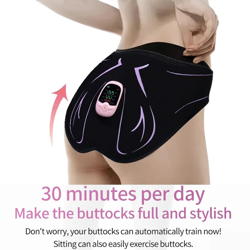 EMS Muscle Stimulator Hips Trainer Glute Trainer Electric Buttocks Massager Muscle Toner Help Lift Shape Tighten Butt Women Men