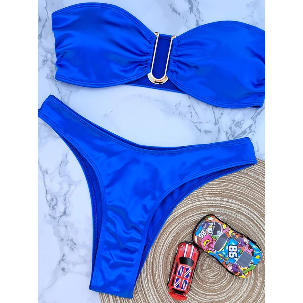 Bandeau Bikini Swimsuit