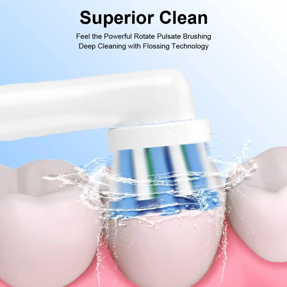 16/20PCS Brush Head nozzles for Oral B Electric Toothbrush Replacement Head Refill Sensitive Floss Cross Action (Not for iO)
