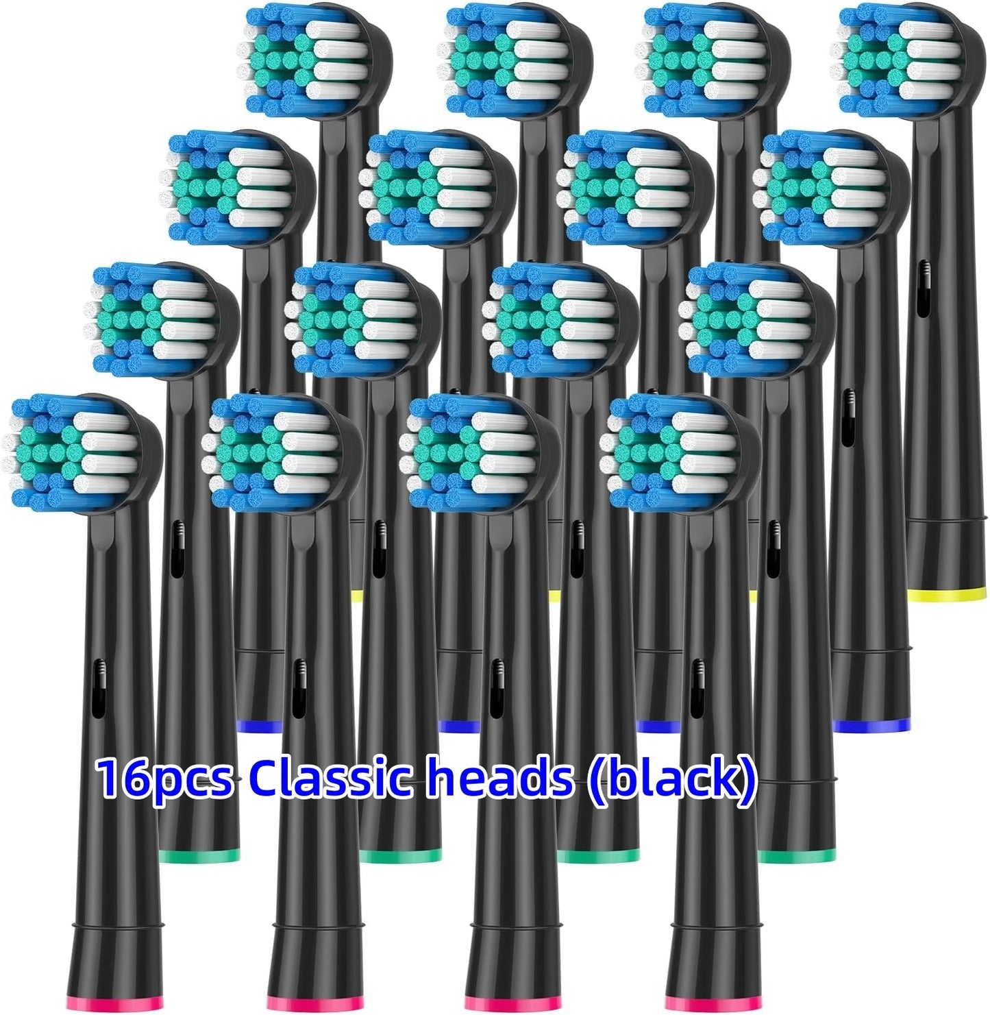 16/20PCS Brush Head nozzles for Oral B Electric Toothbrush Replacement Head Refill Sensitive Floss Cross Action (Not for iO)
