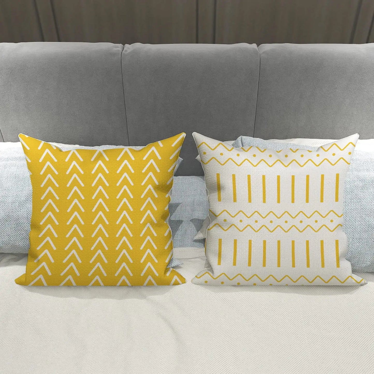 Set of 4 Pillow Covers (18x18in)