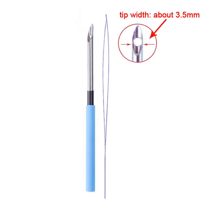 Punch Needle Beginners Supplies Kit Adjustable Rug Hooking Poke Magic Embroidery Needle Pen Tool for Cross Stitch DIY Craft Kit