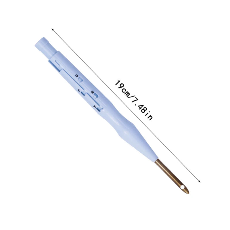 Punch Needle Beginners Supplies Kit Adjustable Rug Hooking Poke Magic Embroidery Needle Pen Tool for Cross Stitch DIY Craft Kit