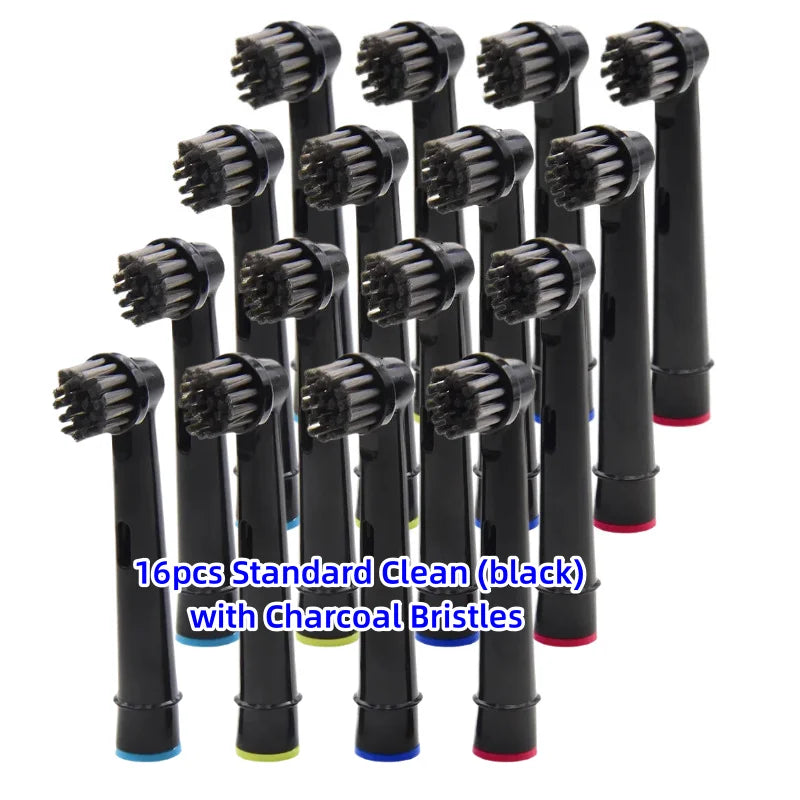 16/20PCS Brush Head nozzles for Oral B Electric Toothbrush Replacement Head Refill Sensitive Floss Cross Action (Not for iO)
