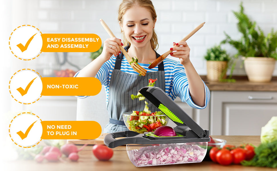 13-in-1 Multifunctional Vegetable Chopper – Quick & Easy Food Prep