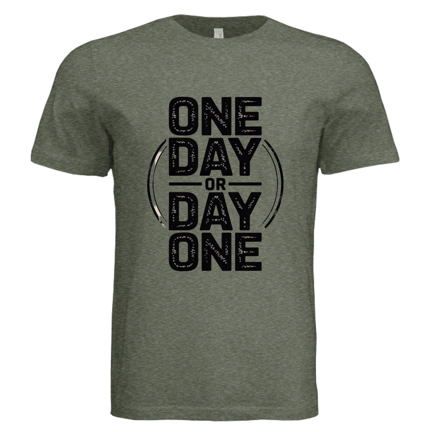 Military Green Triblend - FRONT