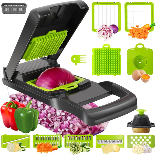 13-in-1 Multifunctional Vegetable Chopper – Quick & Easy Food Prep