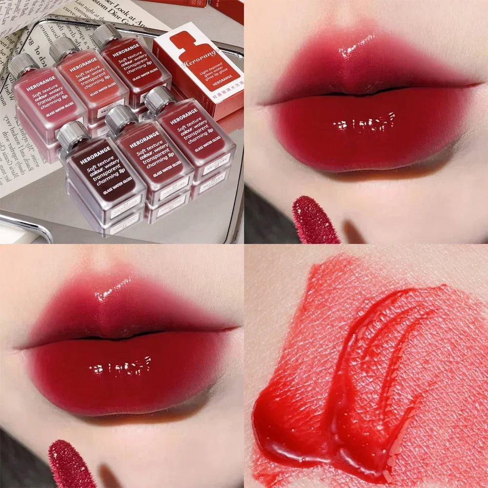Water Mirror Lip Gloss 6 Color Set